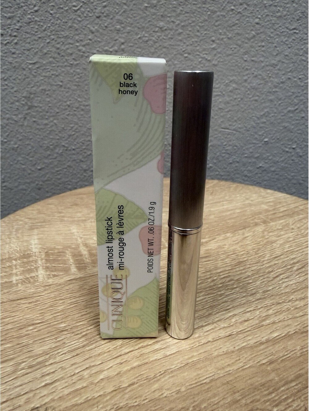 Clinique Almost Lipstick 06 Black Honey 0.06 Oz/1.9g Full Size New in Box